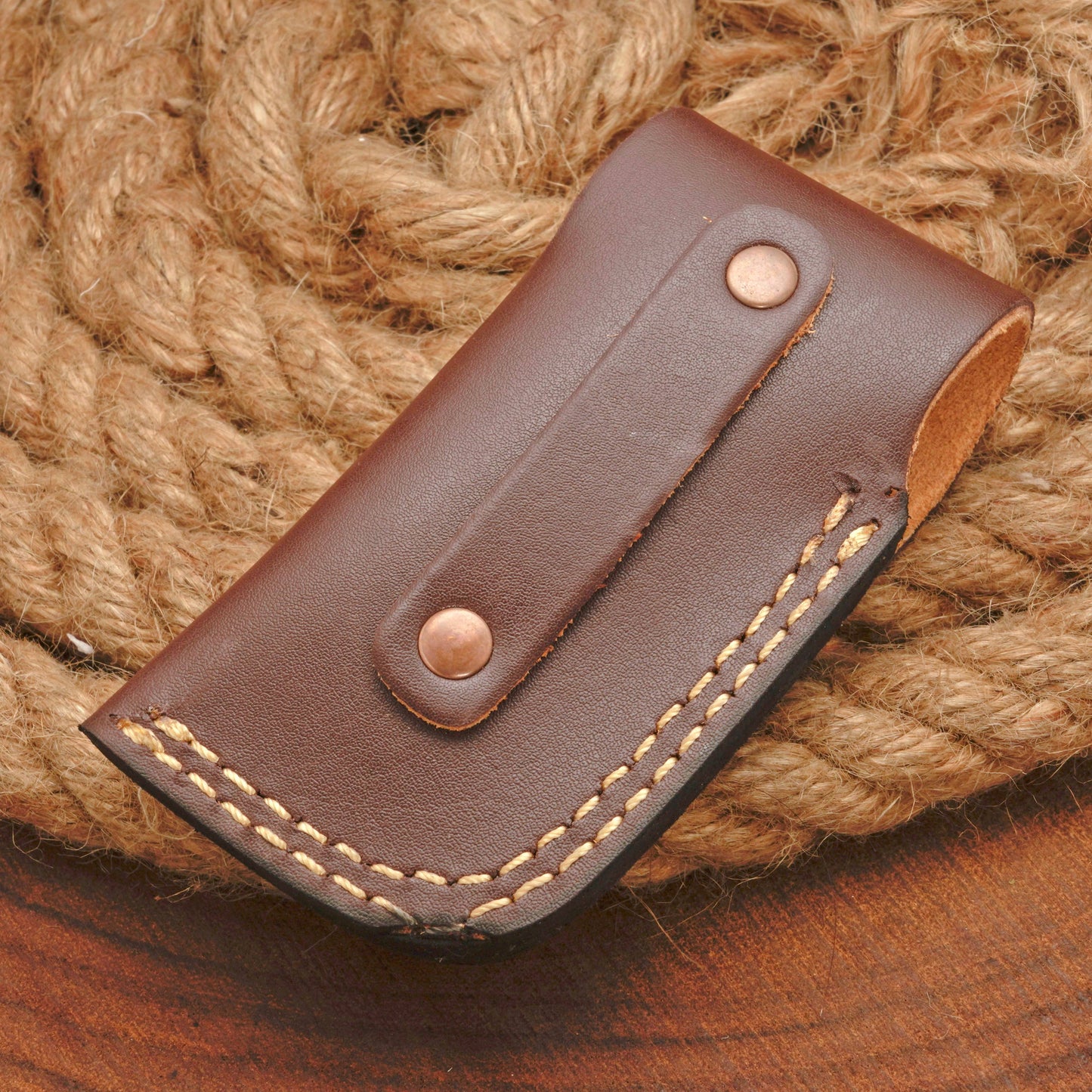 Handmade Damascus Steel Pocket Folding Knife With Real Pearl Ram Horn And Pocket Clip