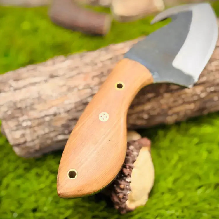 Handmade High Carbon Steel Hunting Skinner Knife-Gut Hook Fix Blade Knife Hunt Craft Knives